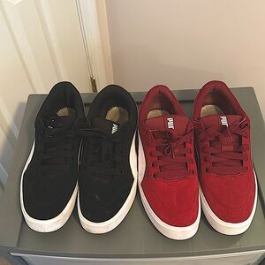 2 Pairs, Men’s Puma Sneakers: Size 13, gently used
